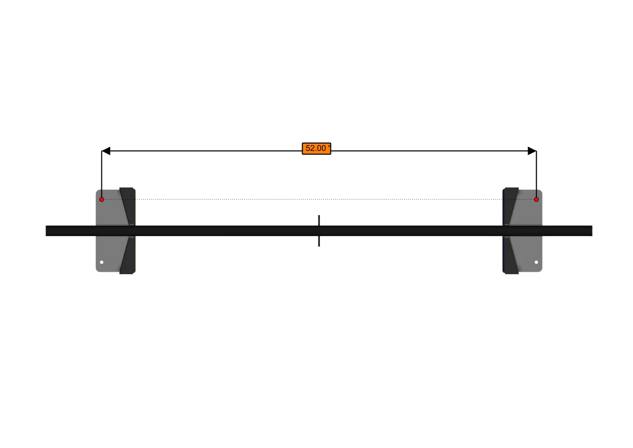 RB Components 2007+, Roof Bar 64" Wide - 12" Lift - High Roof - AC/Vent Cover Restrictions - Image 10