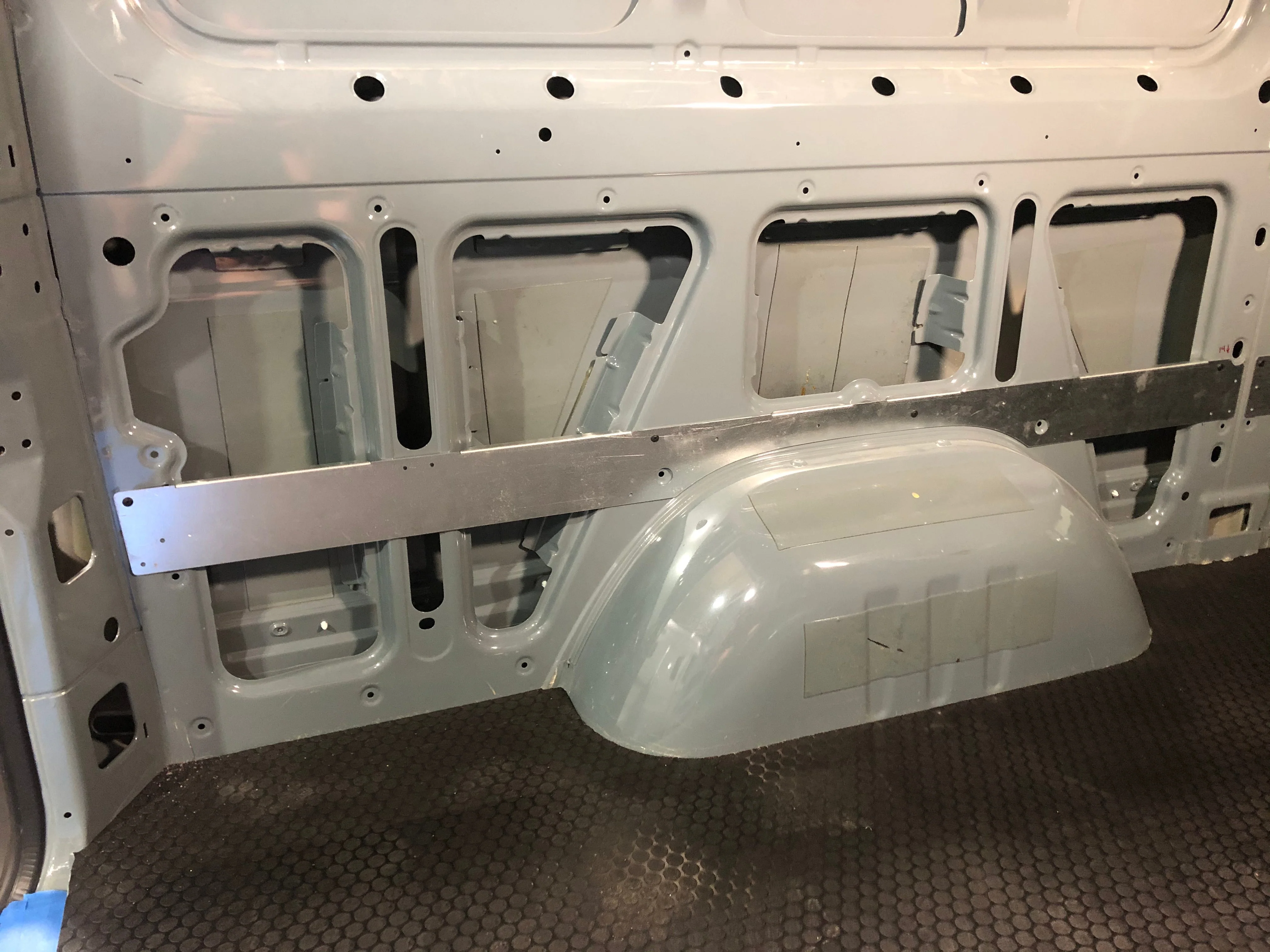 RB Components 2007+ Sprinter Van 144 - Lower Furniture Wall Brace Kit - Image 2