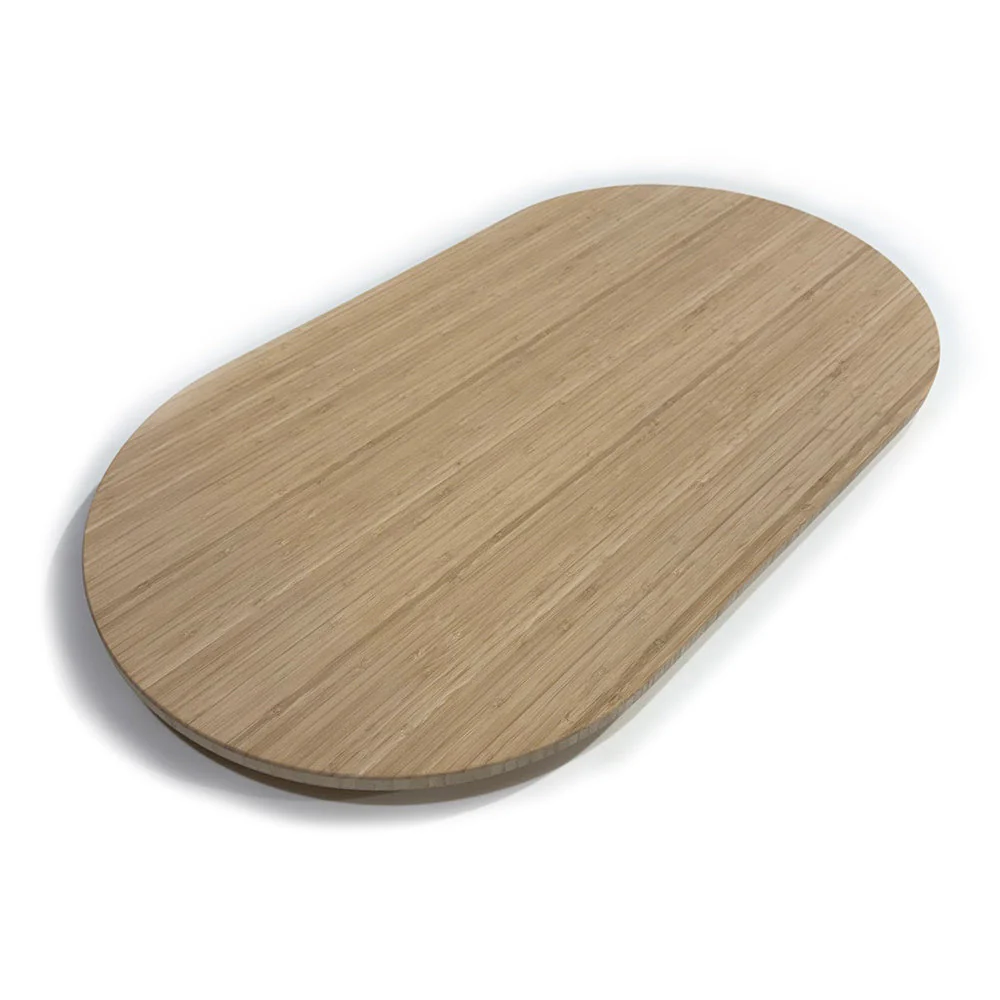 RB Components 20" x 36"  Obround Bamboo Table - Image 2