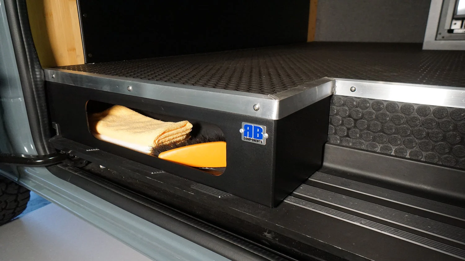 RB Components 2007+ Sprinter Van - Sliding Door Floor Extension w/Access for wood sub floor trim - Image 5