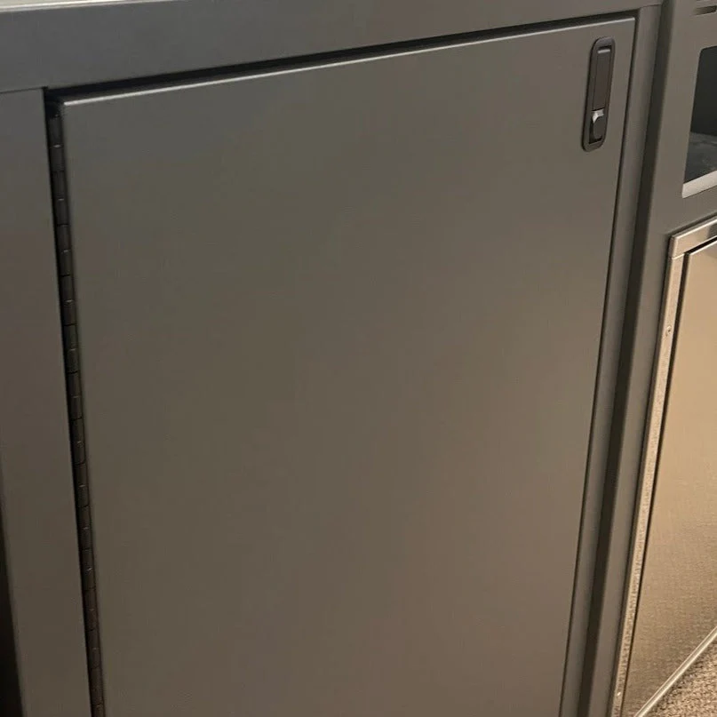 RB Components 56in Galley - Isotherm 130 Fridge Base Cabinet - Image 9