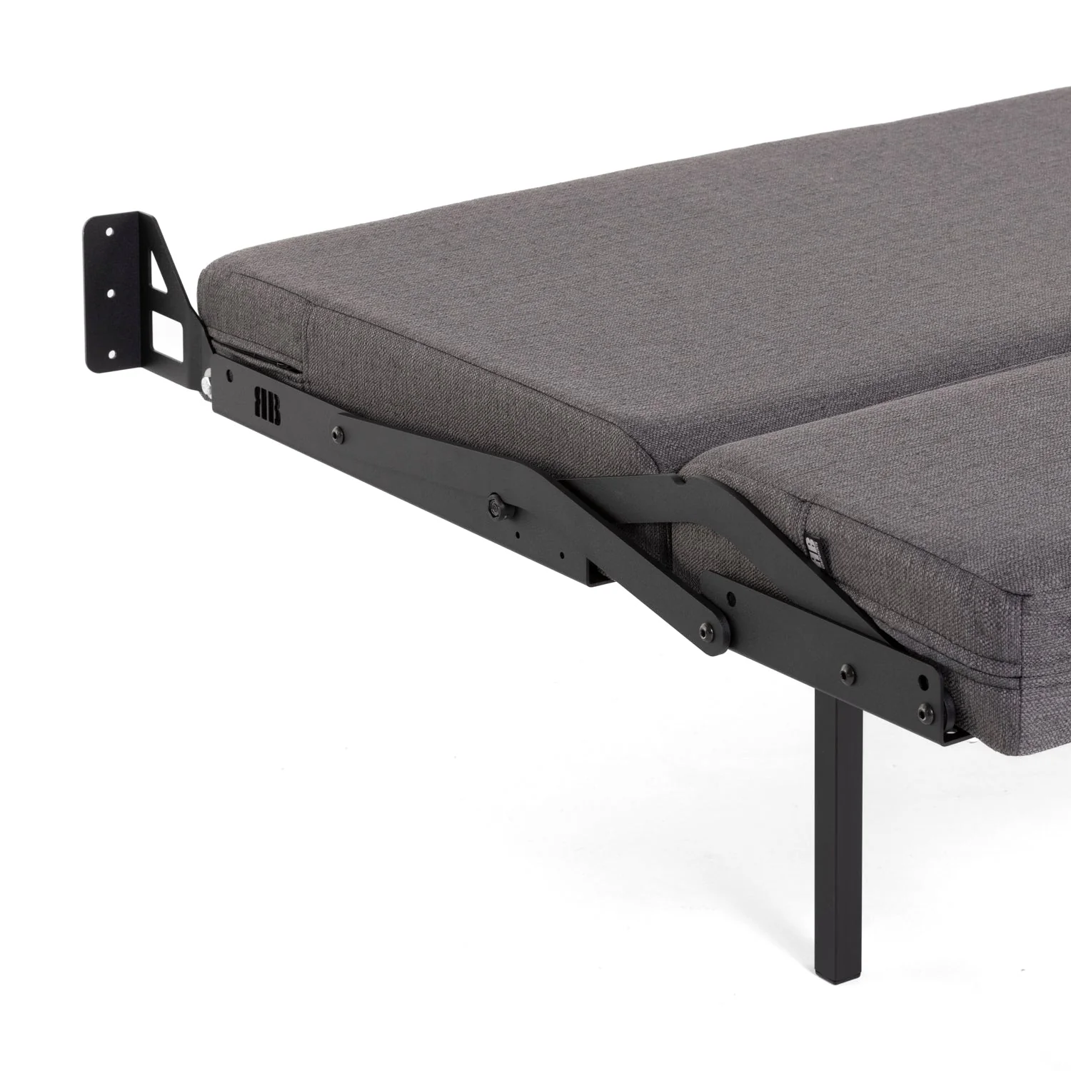 RB Components 58" Sofa Sleeper - Charcoal Cloth - Image 4