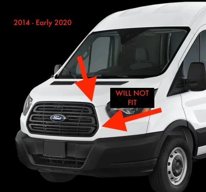 Terrawagen Aero Hood Spoiler for Ford Transit 2021+ – Paint Protection and Debris Deflection - Image 6