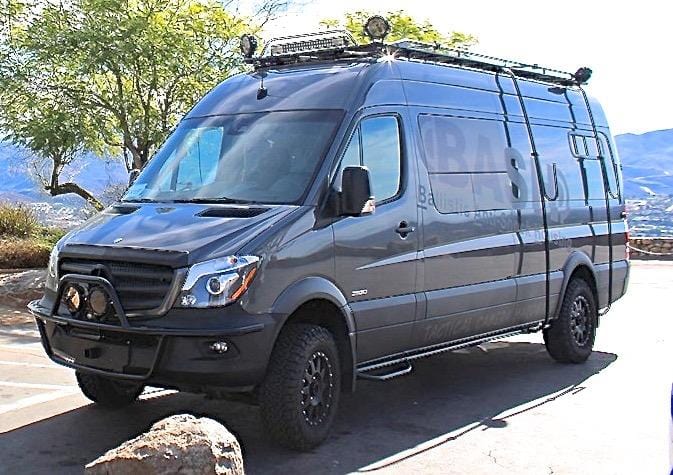 Aluminess 2007+ Mercedes Sprinter Front Receiver Hitch - Image 3