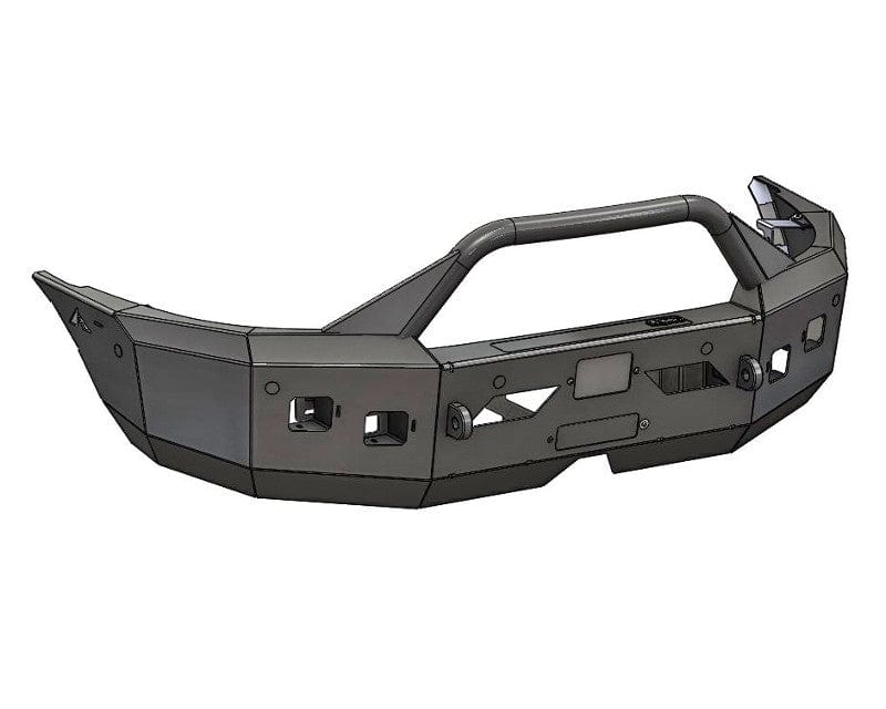 Aluminess 2020+ Ford Transit Front Winch Bumper With Bull Bar - Image 4