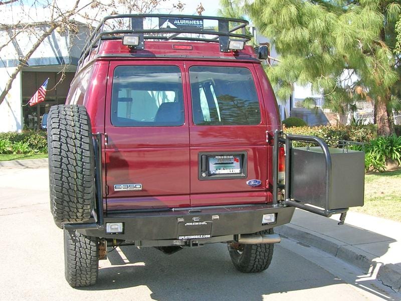 Aluminess 1992-2014 Ford E-Series Rear Swing-Arm Bumper - Image 8