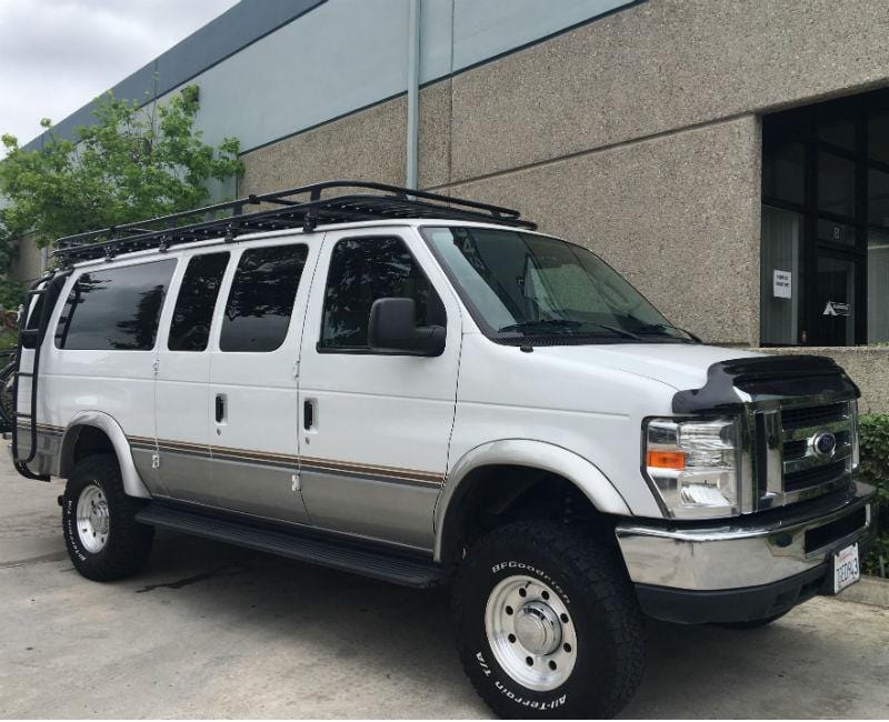 Aluminess 1992-2014 Ford E-Series Van Weekender Roof Rack - Image 3