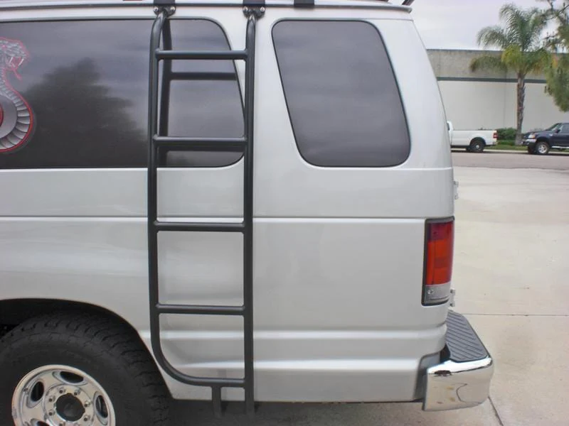 Aluminess 1992-2014 Ford E-Series Van Side Ladder - Image 5