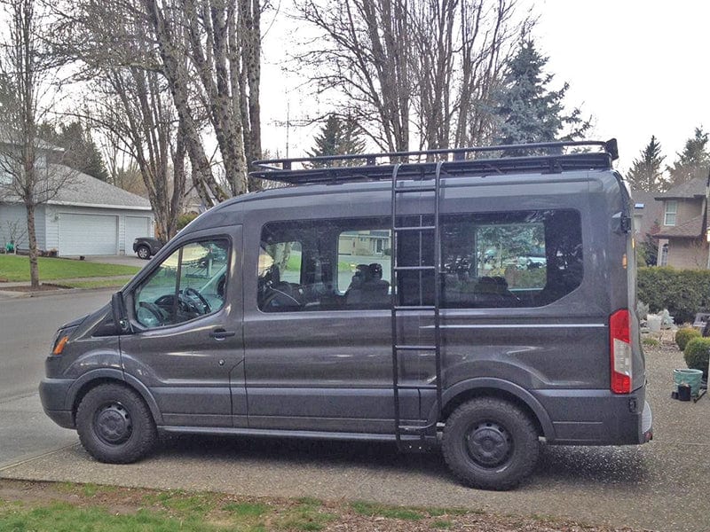 Aluminess 2015+ Ford Transit 130" Weekender Roof Rack (Med/Low Roof) - Image 4