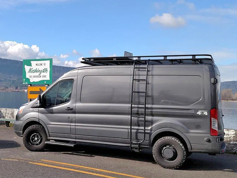 Aluminess 2015+ Ford Transit 130" Weekender Roof Rack (Med/Low Roof) - Image 6
