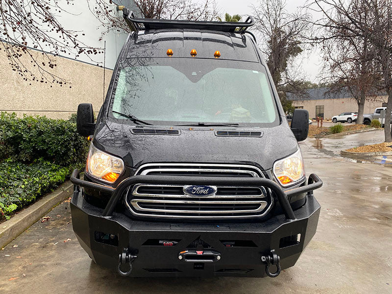Aluminess 2015-2019 Ford Transit Front Winch Bumper - Image 4