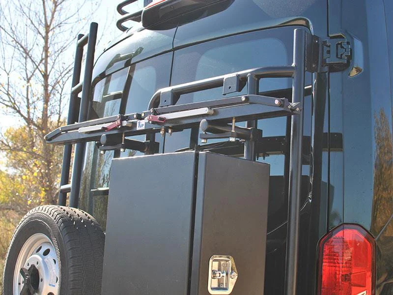 Aluminess 2015+ Ford Transit Rear Door Bike Rack - Image 10