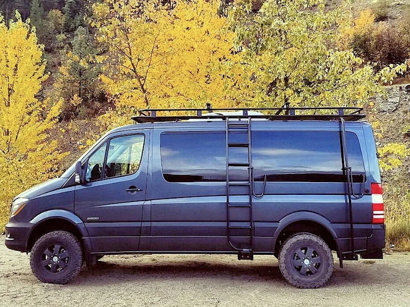 Aluminess 2007+ Mercedes Sprinter 144" Weekender/Touring Roof Rack (High-Roof) - Image 5