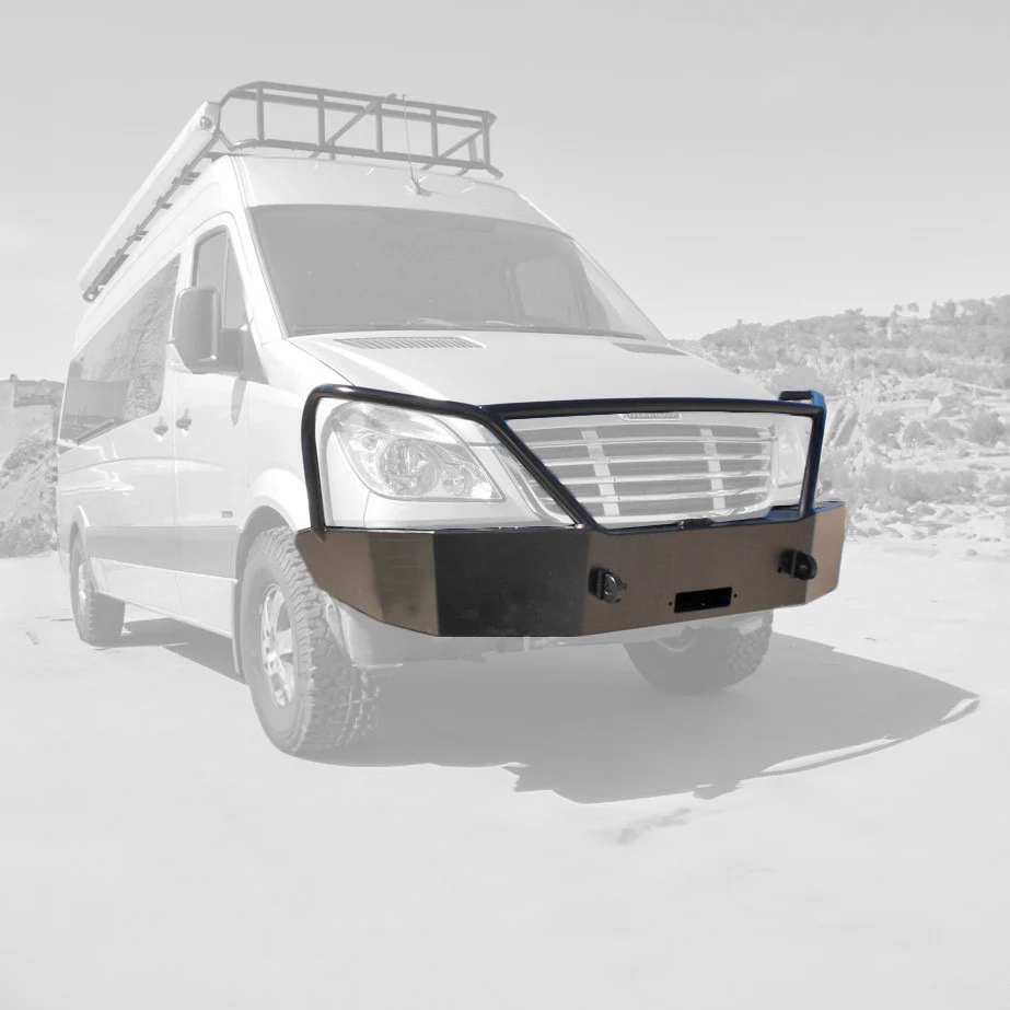 Aluminess 2007-2013 Mercedes Sprinter Front Winch Bumper - Image 2