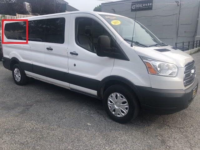 AM Auto Ford Transit 2015+ (Low Roof) Passenger Side Rear Quarter Window 148"WB (FTL17-R3L P) - Image 2