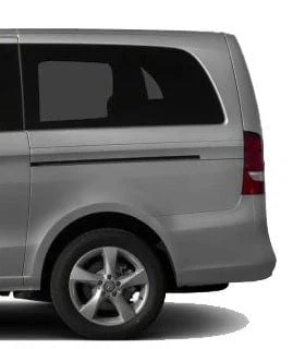 AM Auto Mercedes Metris 2015+ Driver Side Rear Quarter Window 135''WB (MV15-L2XL P)