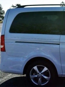 AM Auto Mercedes Metris 2015+ Passenger Side Rear Quarter Window 126''WB (MV15-R2L P)
