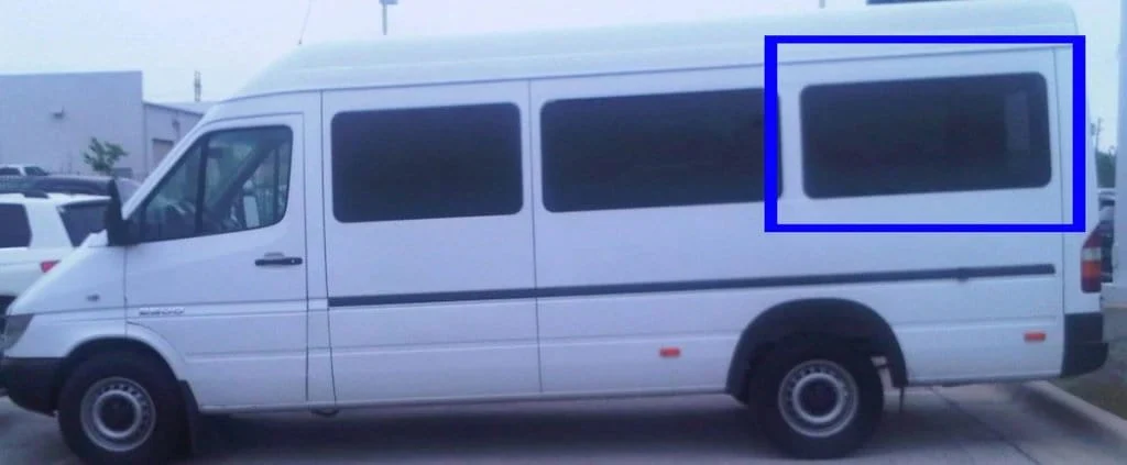 AM Auto Mercedes Sprinter (2002-2006) Driver/Passenger Side Middle/Rear Quarter Fixed (MS95-B2L P) Window
