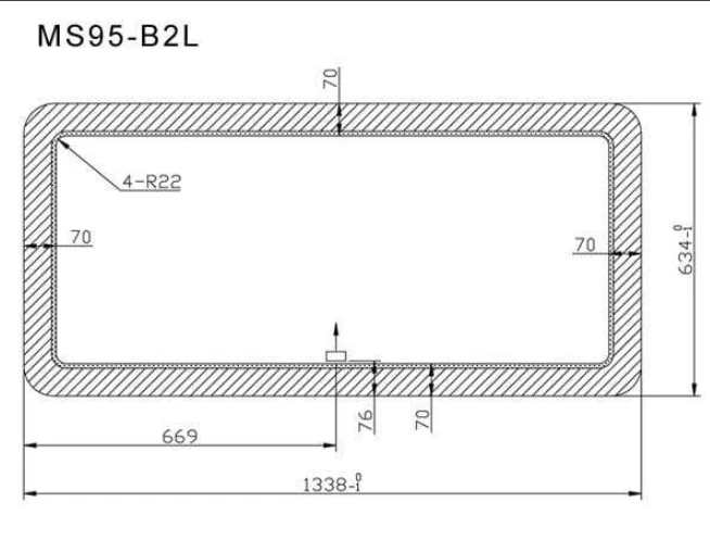 AM Auto Mercedes Sprinter (2002-2006) Driver/Passenger Side Middle/Rear Quarter Fixed (MS95-B2L P) Window - Image 2