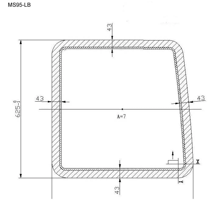 AM Auto Mercedes Sprinter (2002-2006) Driver Side Rear Door Window (MS95-LB P) - Image 2