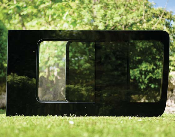 AM Auto Mercedes Sprinter (2007+) Driver Rear Quarter Half-Slider Window 144″WB (MS06-L2M-HSS P)