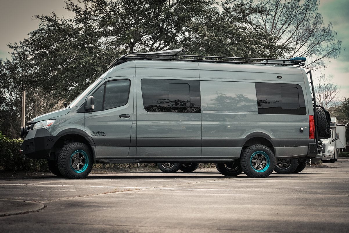 AM Auto Mercedes Sprinter (2007+) Driver Rear Quarter Screened Half-Slider Window 170″WB (MS06-L3L-HSS P)