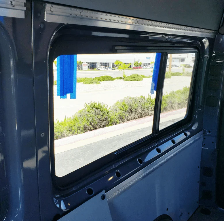 AM Auto Mercedes Sprinter (2007+) Passenger Rear Quarter Screened Half-Slider Window 144″WB (MS06-RS2M-HSS P) - Image 8