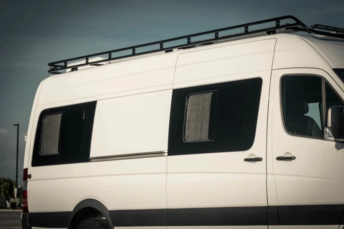 AM Auto Mercedes Sprinter (2007+) Passenger Rear Quarter Screened Half-Slider Window 170″WB (MS06-R3L-HSS P) - Image 4
