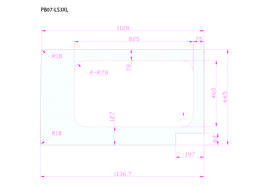 AM Auto Ram ProMaster 2014+ Passenger Rear Quarter Fixed Window 159"EXT (PB07-RS3XL P) - Image 2