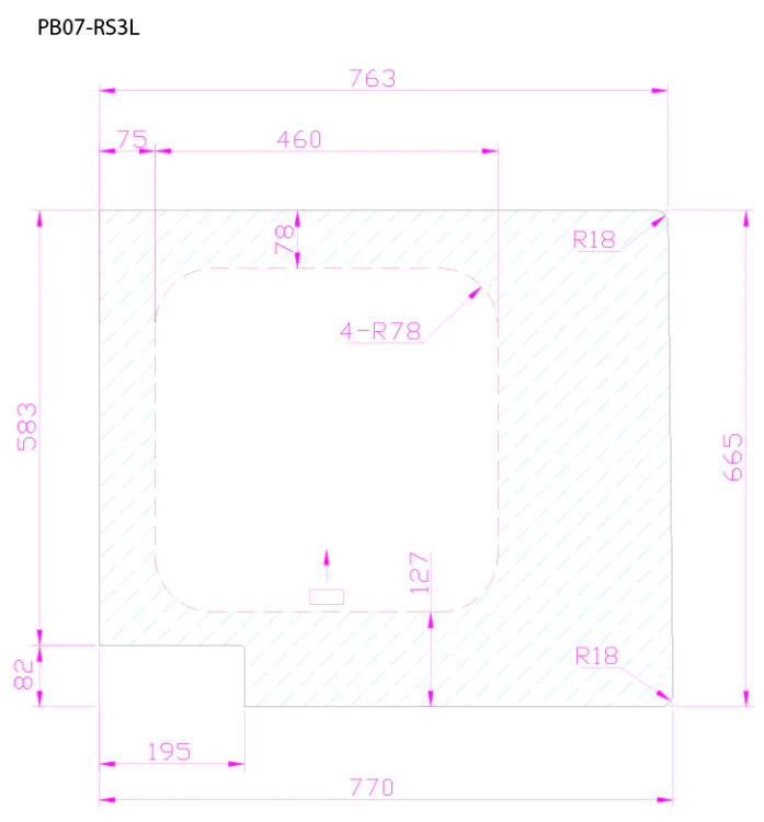 AM Auto Ram ProMaster 2014+ Passenger Rear Quarter Fixed Window 159"WB (PB07-RS3L P) - Image 3