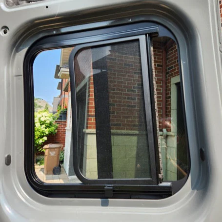 AM Auto Ram ProMaster 2014+ Passenger Side Rear Cargo Door Half Slider Window (PB07-RB-HSS-2 P)
