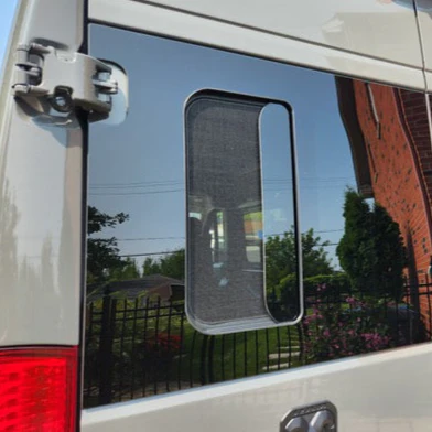 AM Auto Ram ProMaster 2014+ Passenger Side Rear Cargo Door Half Slider Window (PB07-RB-HSS-2 P) - Image 3