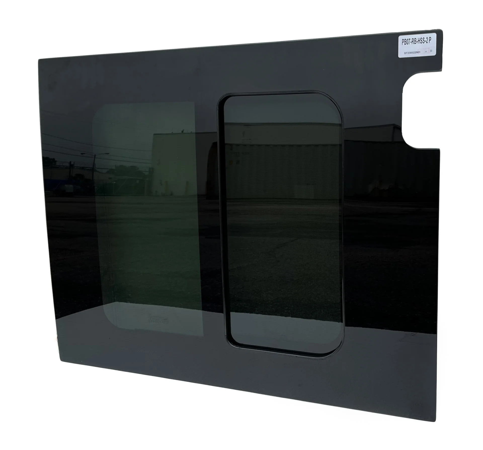 AM Auto Ram ProMaster 2014+ Passenger Side Rear Cargo Door Half Slider Window (PB07-RB-HSS-2 P) - Image 5