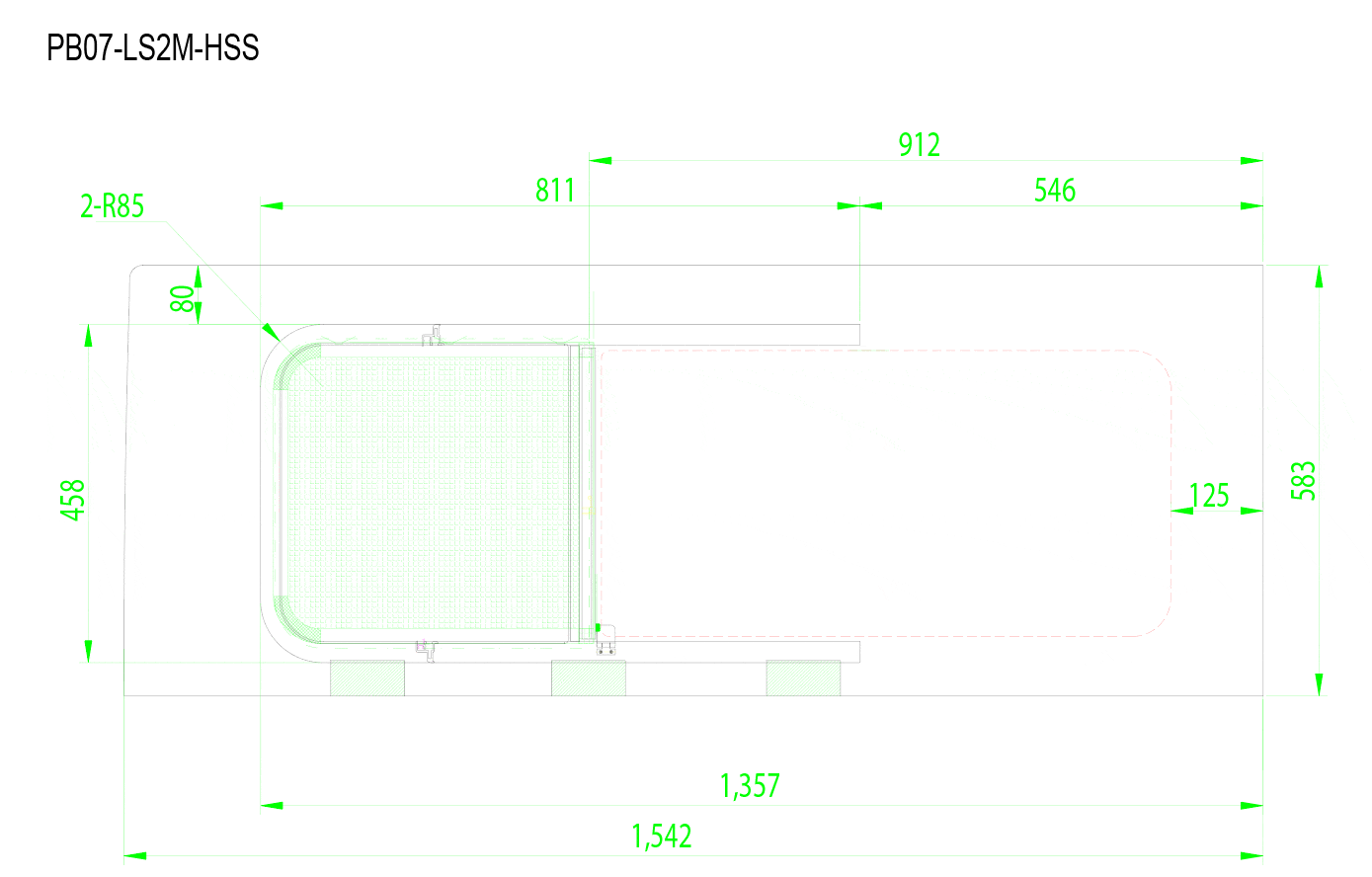 AM Auto Ram ProMaster Driver Side Rear Quarter Screened Half-Slider Window 136”WB (PB07-LS2M-HSS P)(PB07-L2M-HSS P) - Image 3