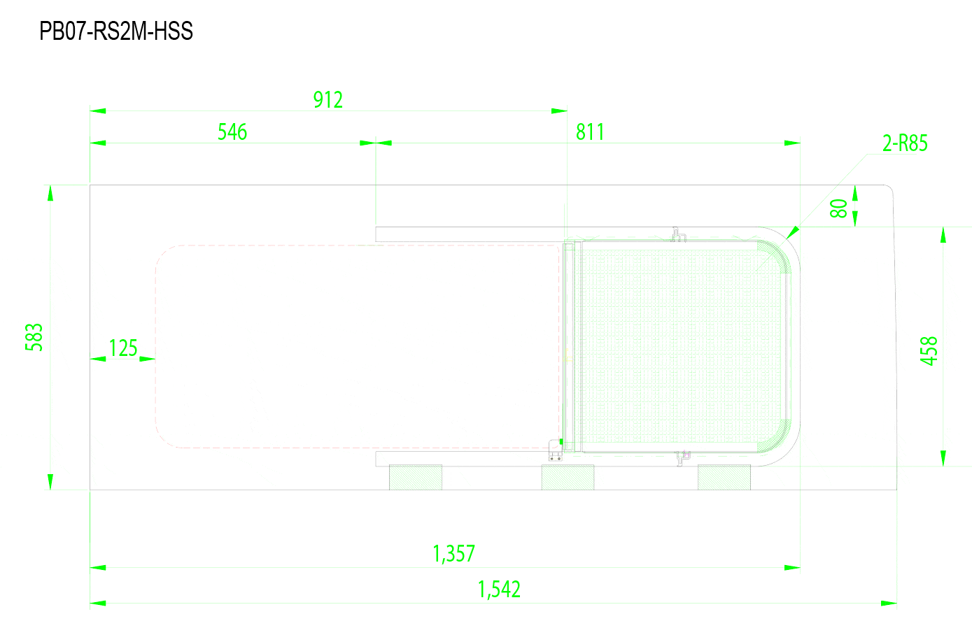 AM Auto Ram ProMaster Passenger Side Rear Quarter Screened Half-Slider Window 136”WB (PB07-RS2M-HSS P) - Image 3