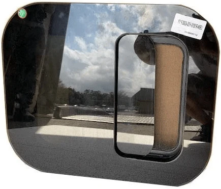 AM Auto Universal-Fit Driver Side Half-Slider Screened Window 15"H x 18"W (UBW-L1815-HSS-6300 P) - Image 3