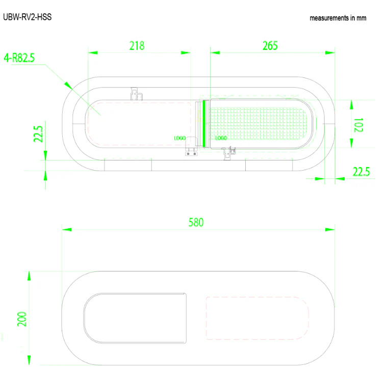 AM Auto Universal-Fit Passenger Side Half-Slider Screened Window 8"H x 23"W (UBW-RV2-HSS P) - Image 3