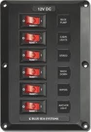 Blue Sea Switch Panel (6-Position, 4352)