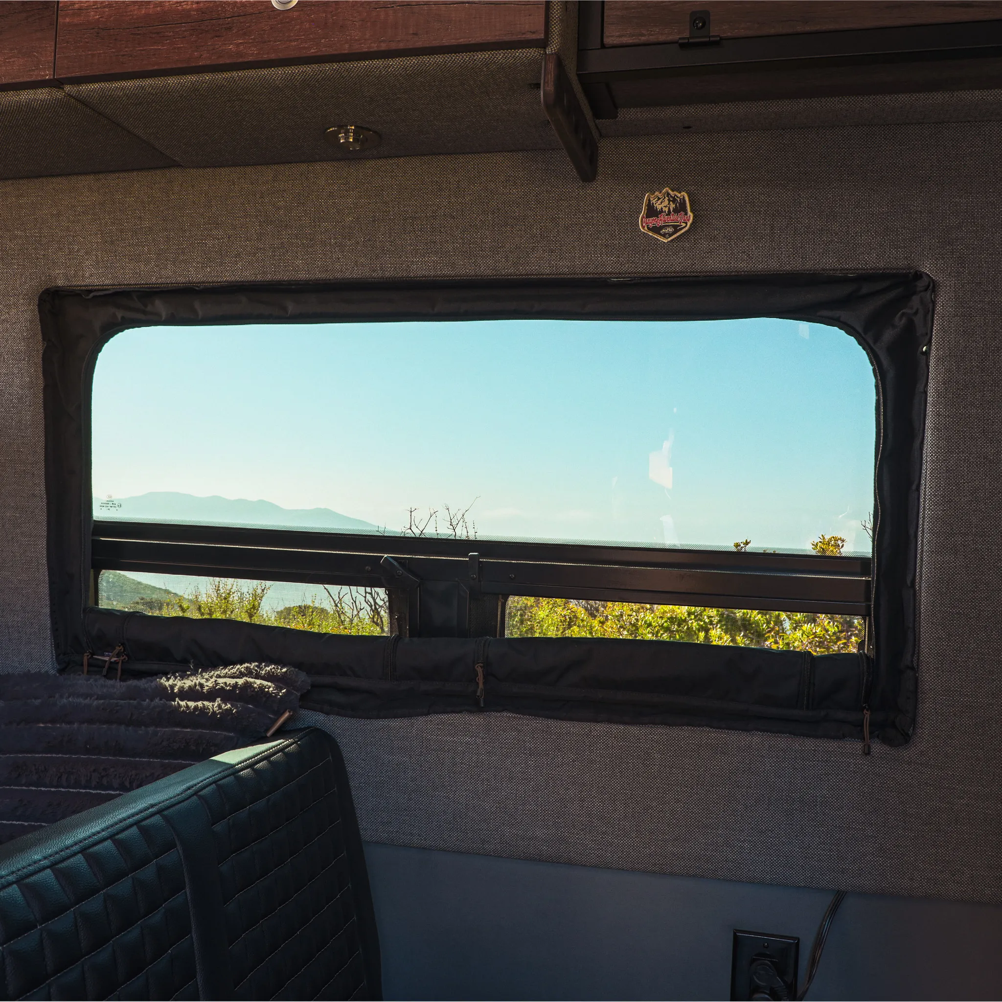 Canyon Adventure Vans CLIMA-SHADE Insulated Groove Lounge Window Cover - STO - Image 3