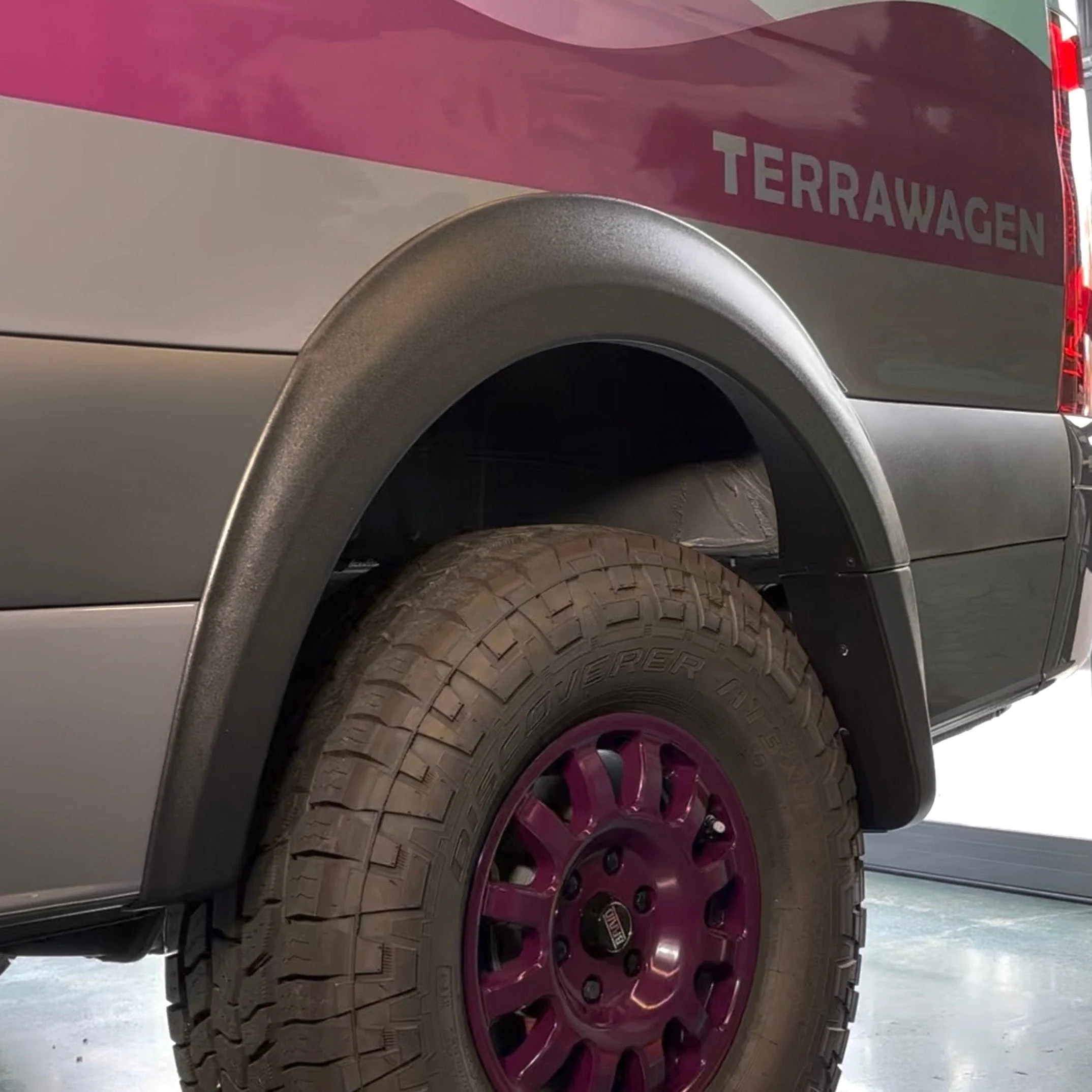 Terrawagen Desert Defender Classic Fender Flares – Rounded Rear Arch, Single Cut Install for 2019–2025 Sprinter - Image 6