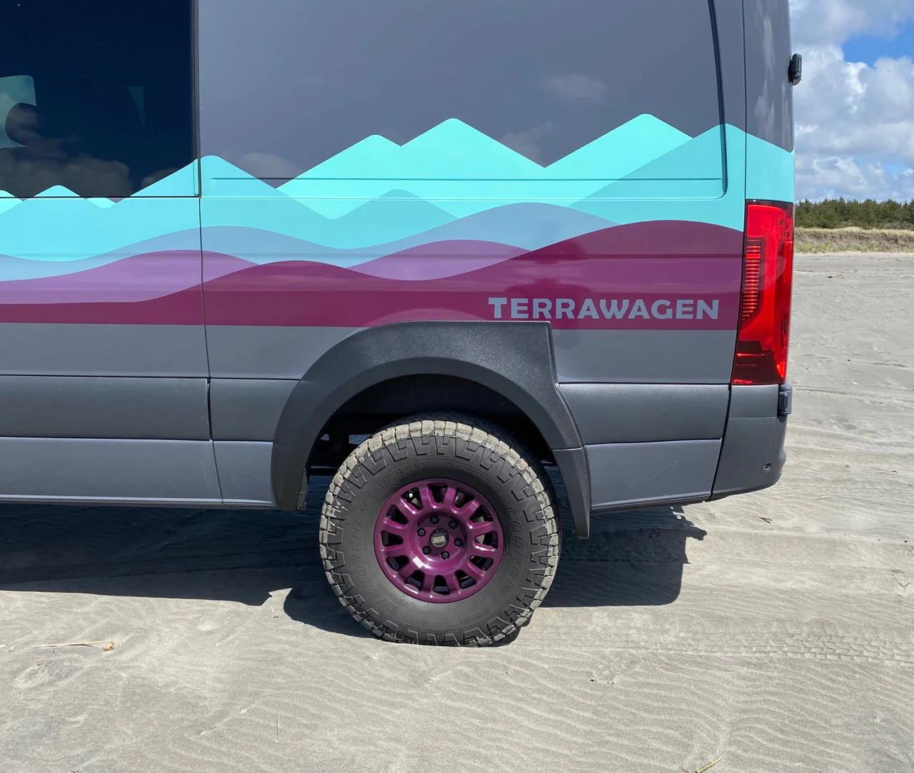Terrawagen Desert Defender Fender Flares – Pointed Rear Design, Max Tire Clearance for Sprinter 2019–2024 - Image 8
