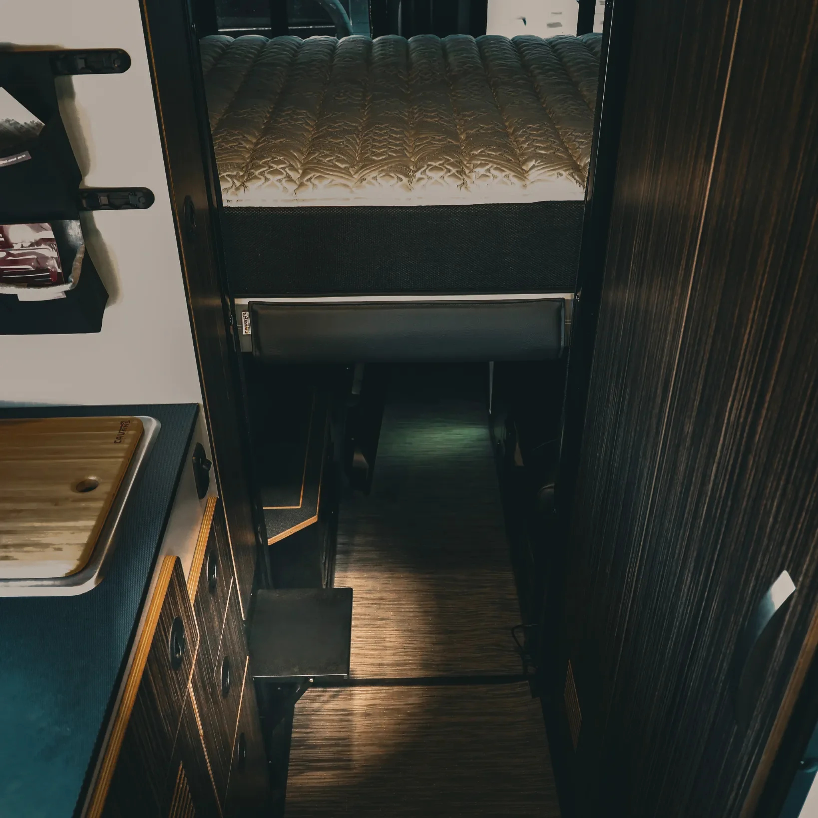 Canyon Adventure Vans Folding Bed Step PRO for Revel 2019-2024 - Image 4