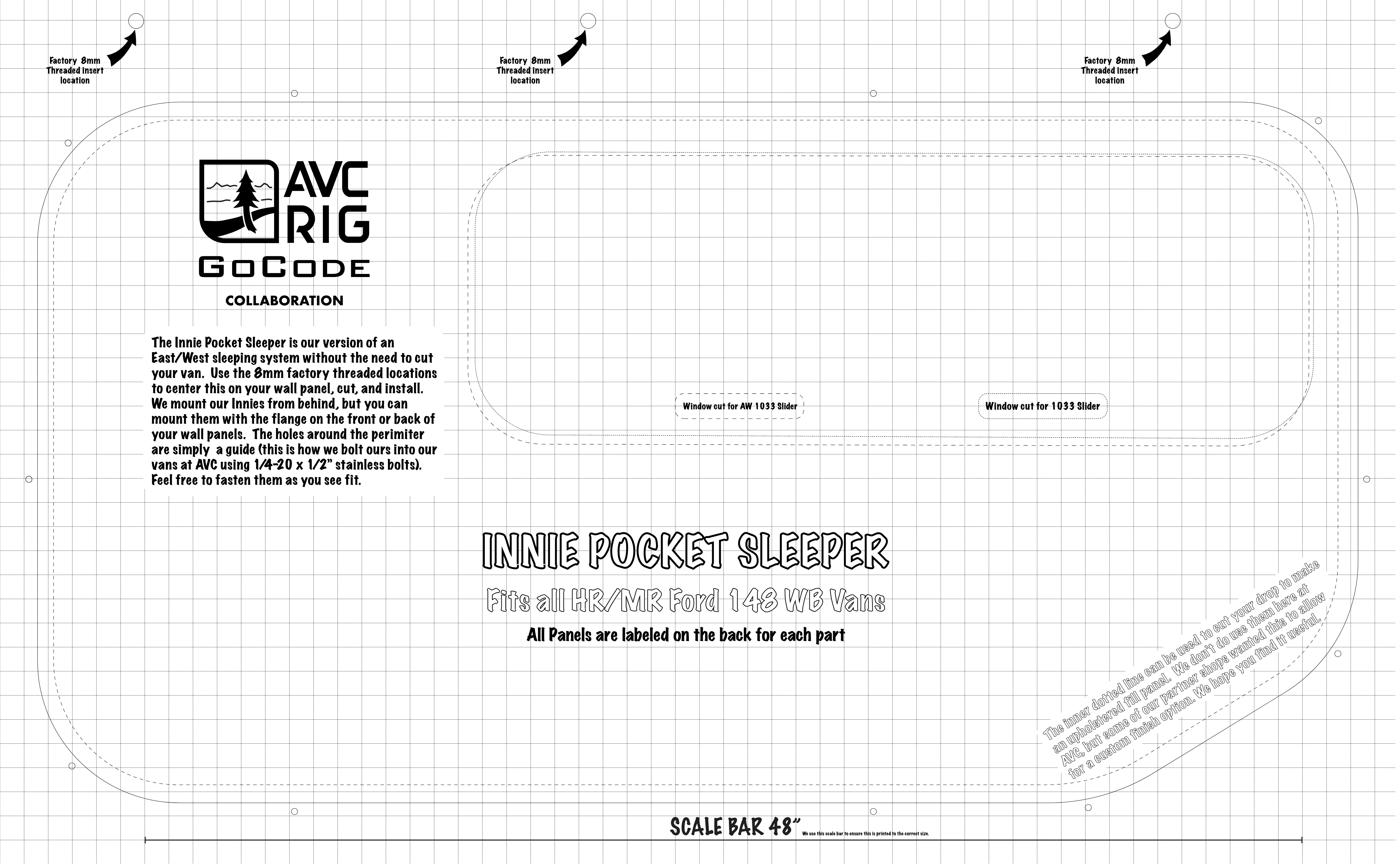 GoCode 2015+ Ford Transit 148"/148" EXT Innie Sleeper Pair - Image 17