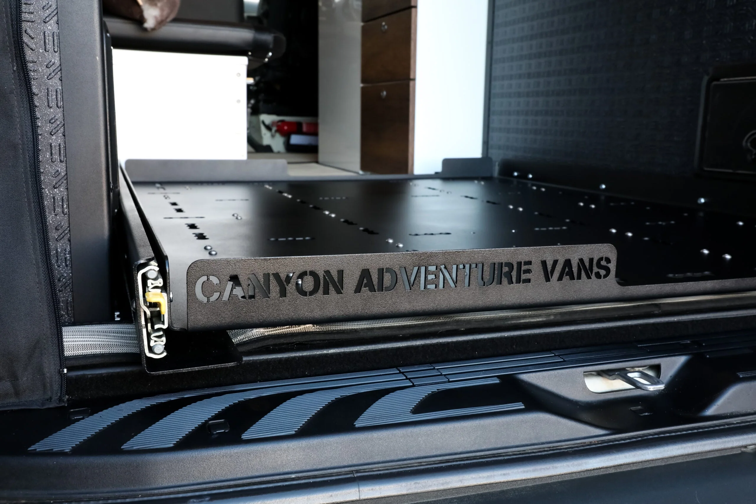 Canyon Adventure Vans Garage Slide Out Deck - Image 28
