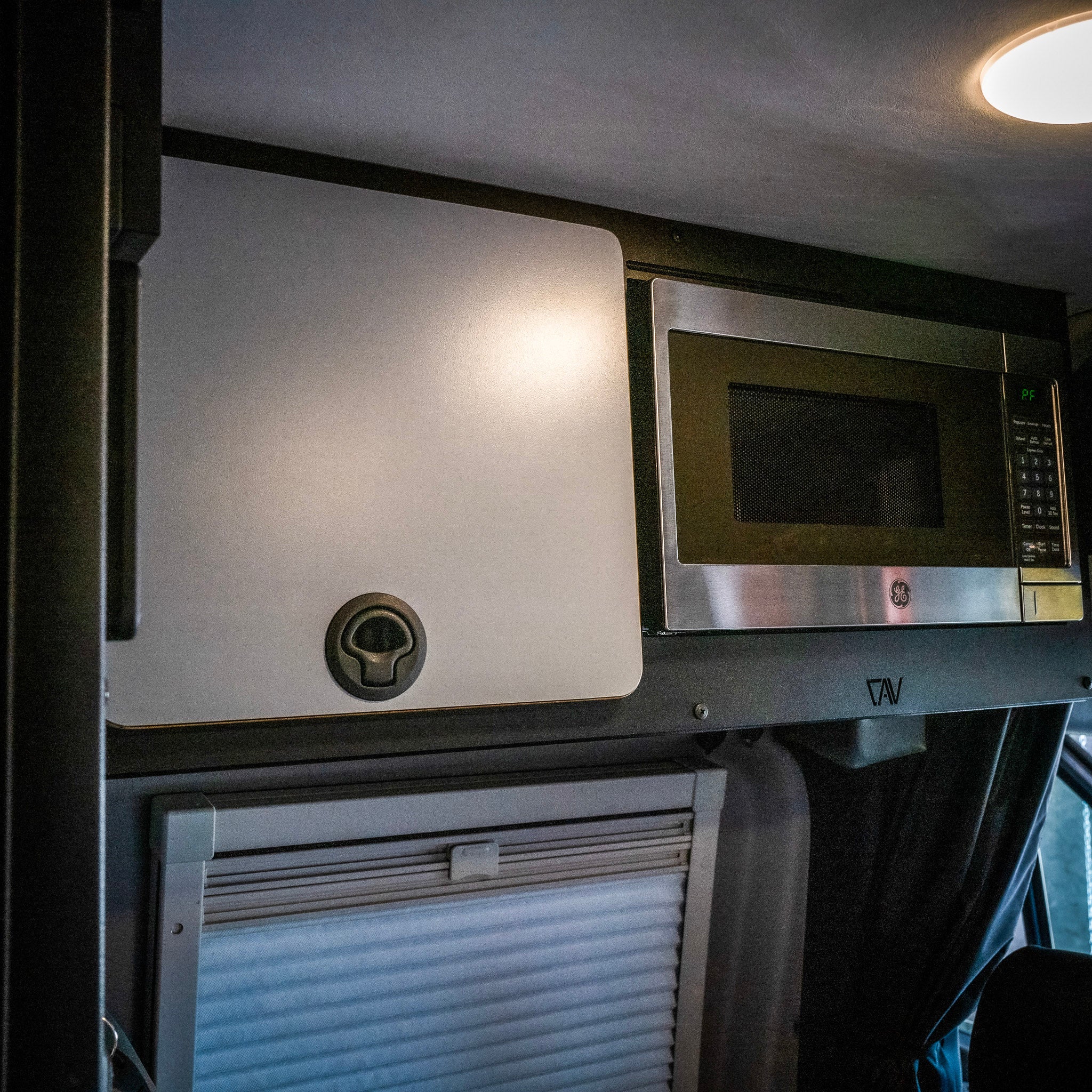 Canyon Adventure Vans Microwave Overhead Cabinet Kit – 2025 Revel - Image 2