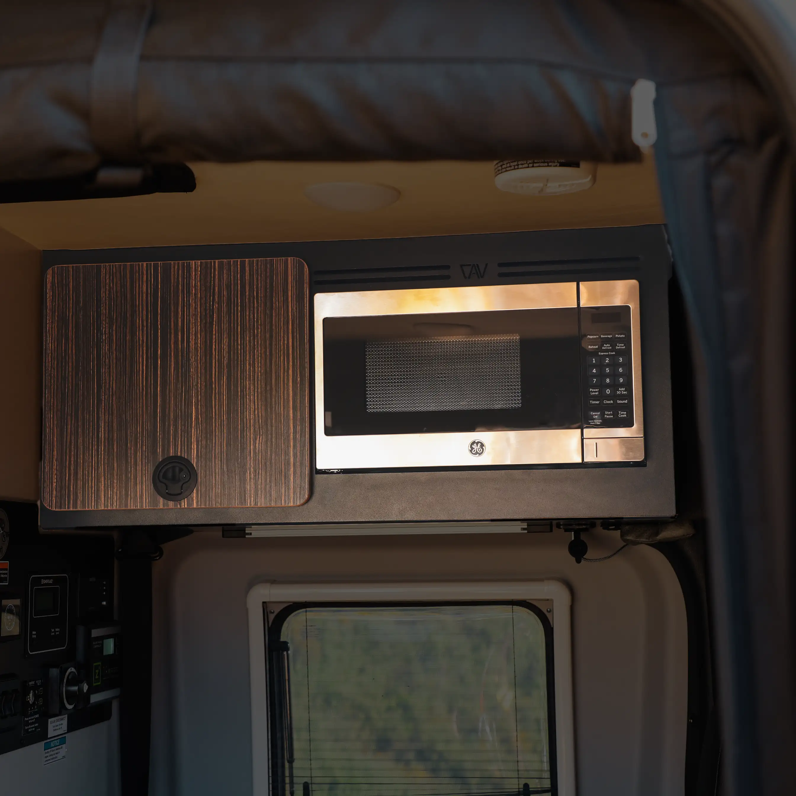 Canyon Adventure Vans Microwave Overhead Cabinet Kit – Revel '21-'24 - Image 4