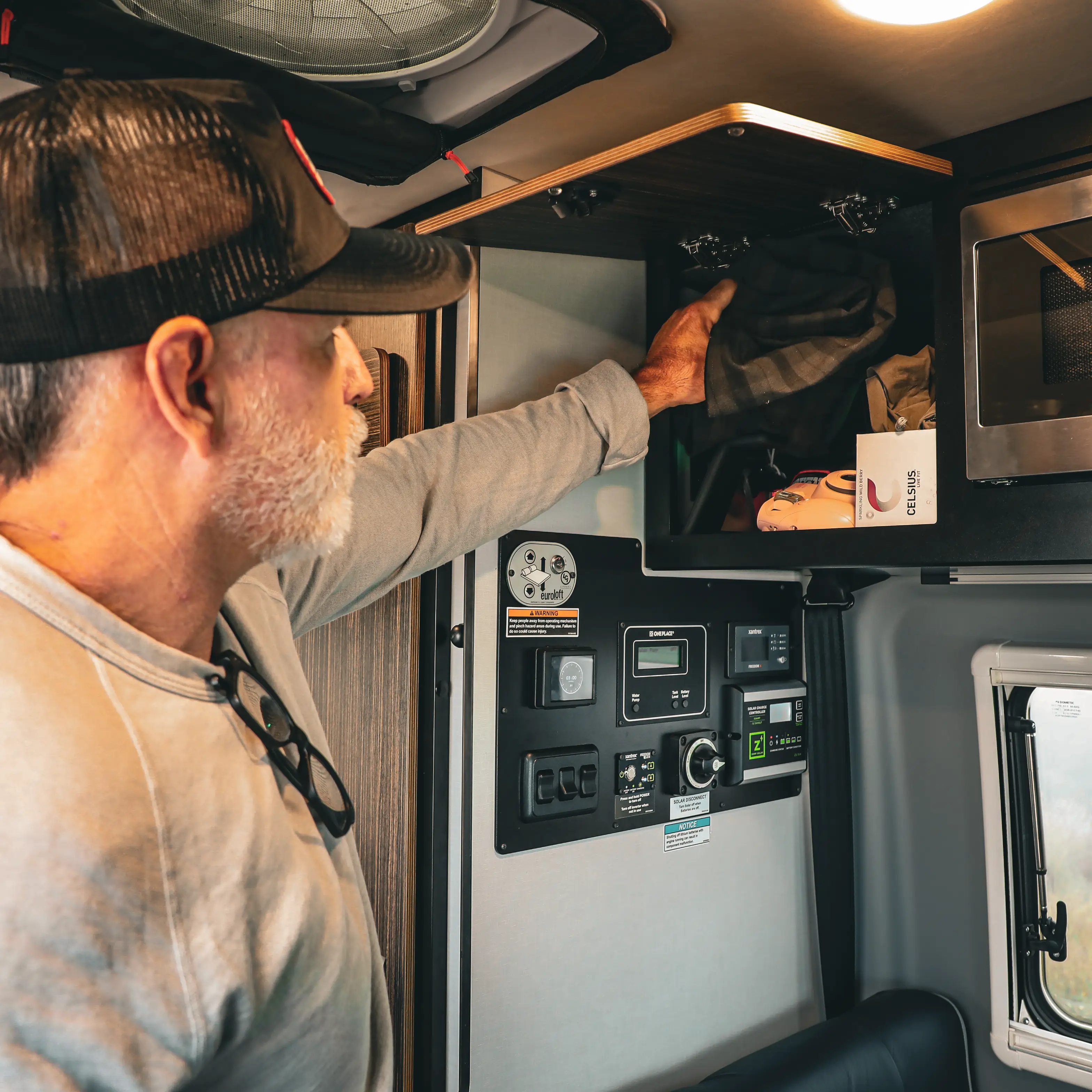 Canyon Adventure Vans Microwave Overhead Cabinet Kit – Revel '21-'24 - Image 5