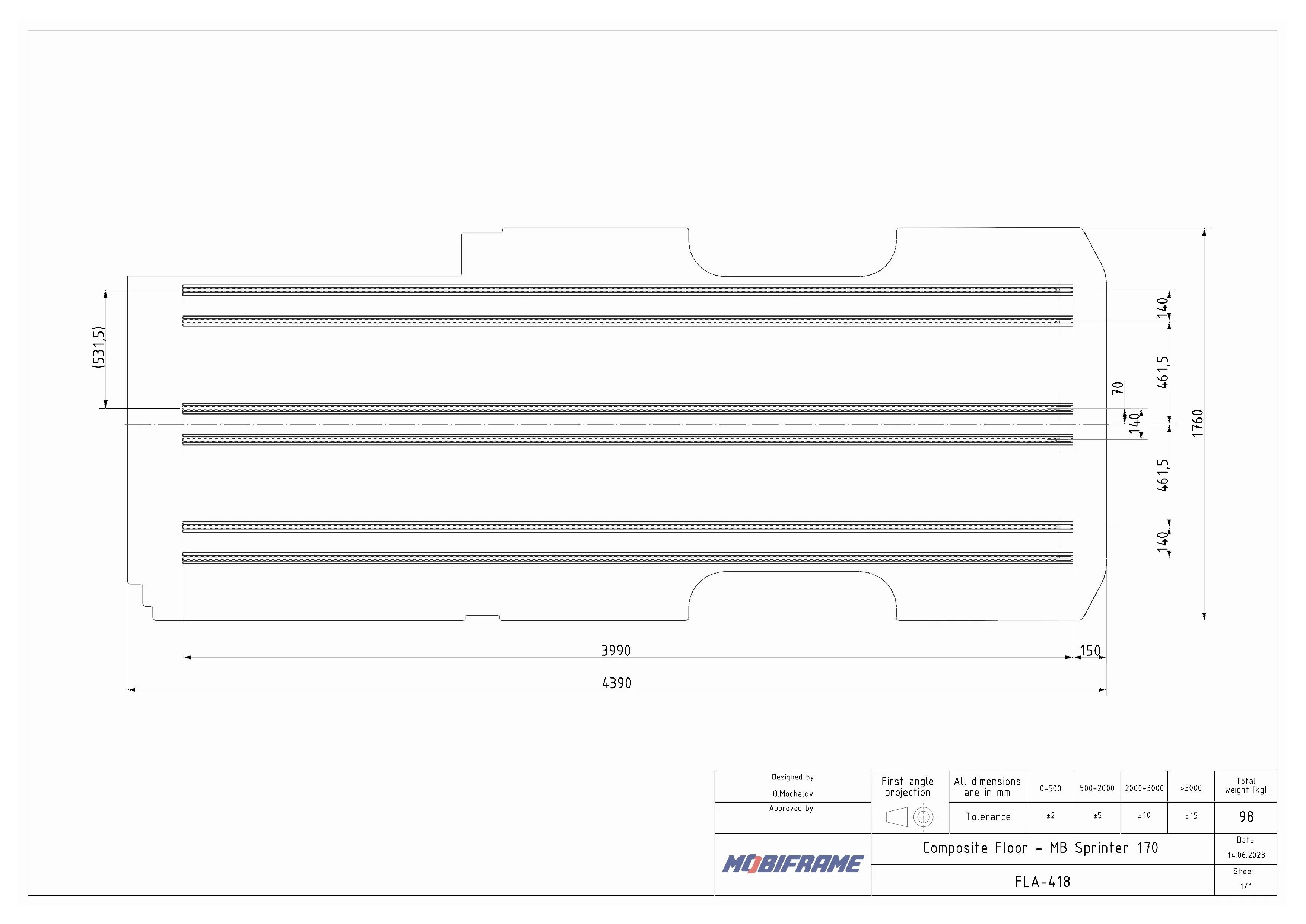 MobiFrame 2007+ Mercedes Sprinter Floor System - Image 10