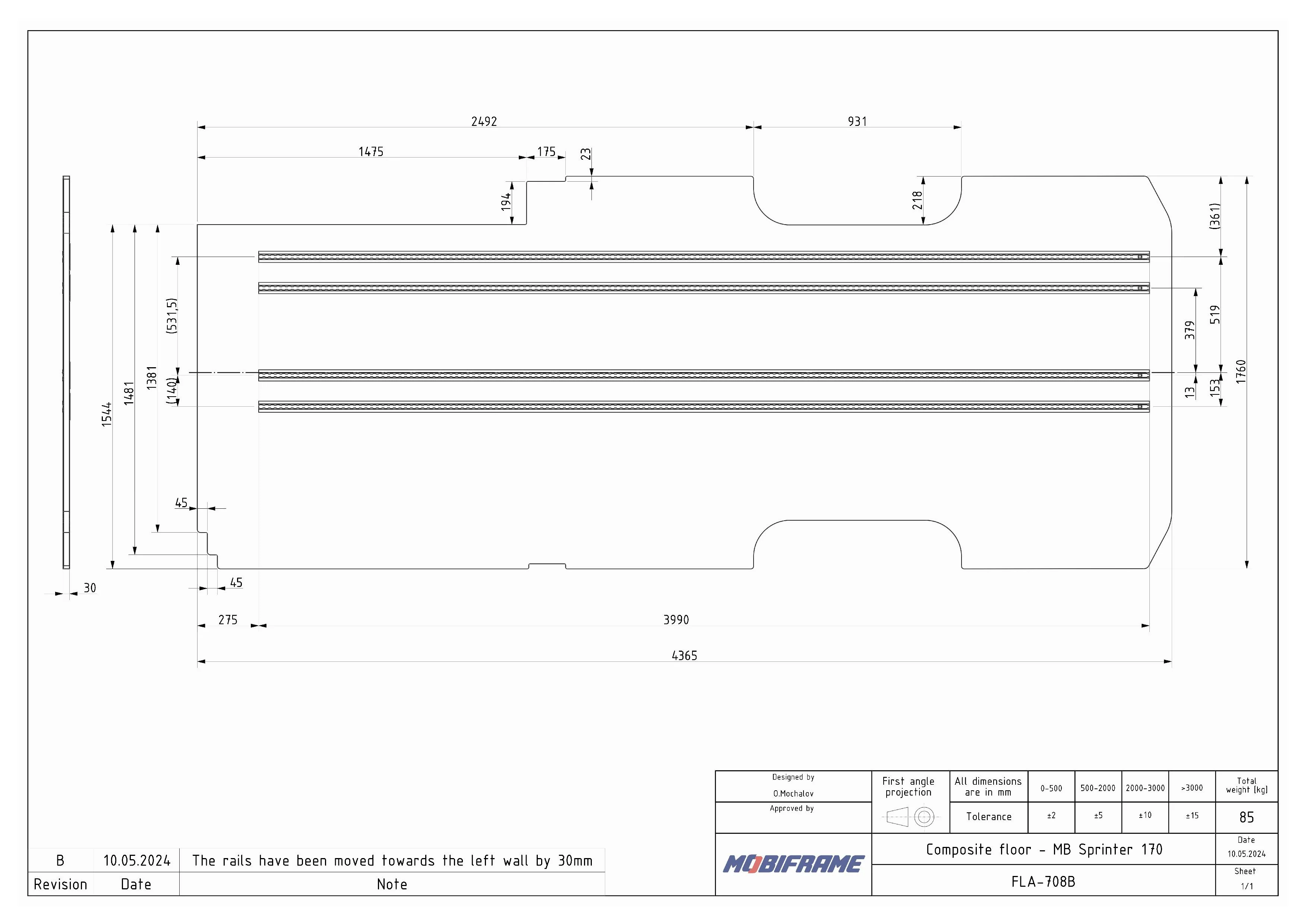 MobiFrame 2007+ Mercedes Sprinter Floor System - Image 8