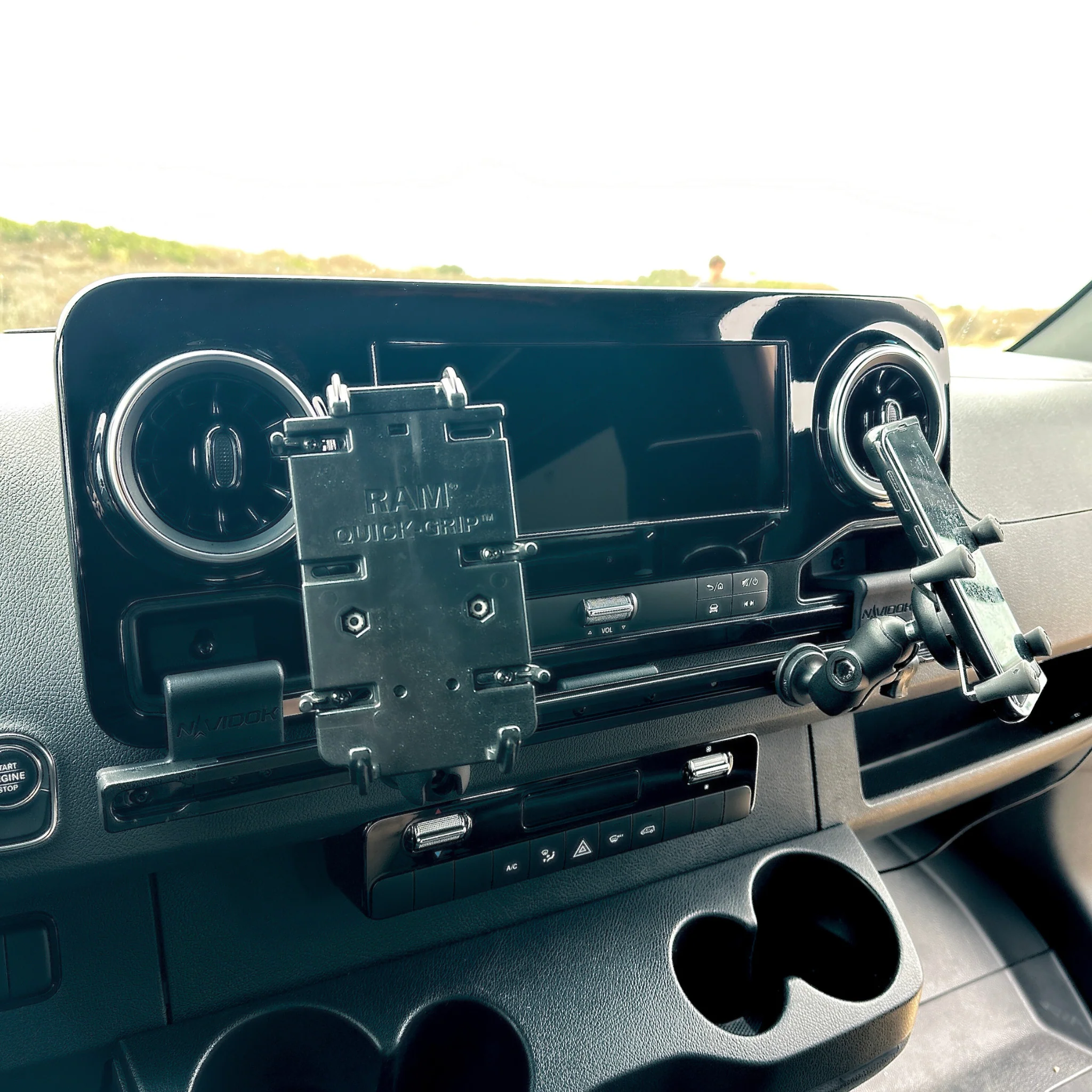 TERRA X No-Drill - Mercedes Sprinter Phone & GPS Dash Mount – NAVIDOK Overlander by TERRAX - Image 4